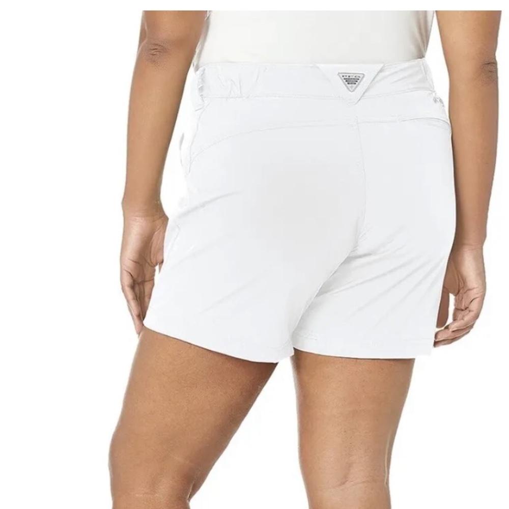 Columbia Women's Coral Point Shorts White New Size 20W 5” Inseam - Picture 6 of 7